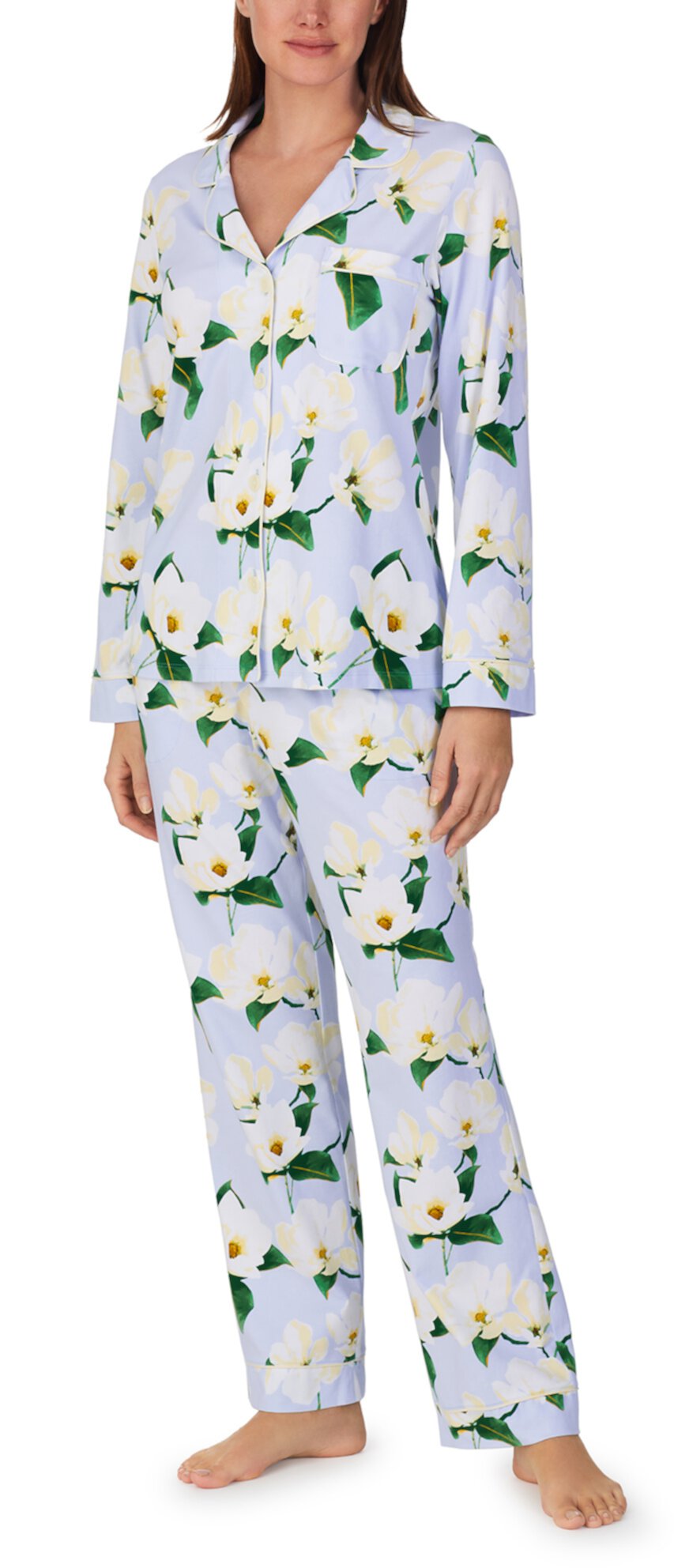 Классический пижамный комплект с длинными рукавами BedHead