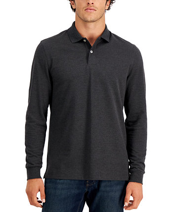 Men's Solid Stretch Polo, Created for Macy's Club Room