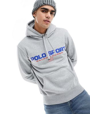 Серая толстовка с логотипом Polo Ralph Lauren Sport Capsule Polo Ralph Lauren