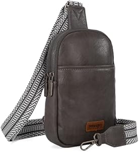 Wrangler Crossbody Bags for Women Small Sling bag and Chest Bag with Adjustable Strap Gift Idea Wrangler