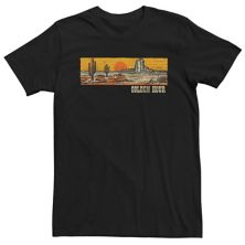 Big & Tall Trendy Golden Hour Panel Graphic Tee Unbranded