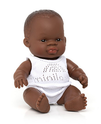 Набор африканских кукол для новорожденных 8,75 дюймов, 3 предмета Miniland