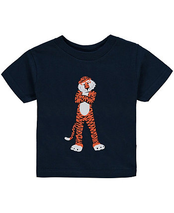 Футболка унисекс темно-синего цвета Auburn Tigers с большим логотипом для малышей Two Feet Ahead