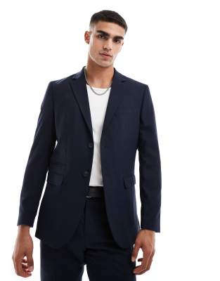 Selected Homme Neil regular fit suit jacket in navy Selected