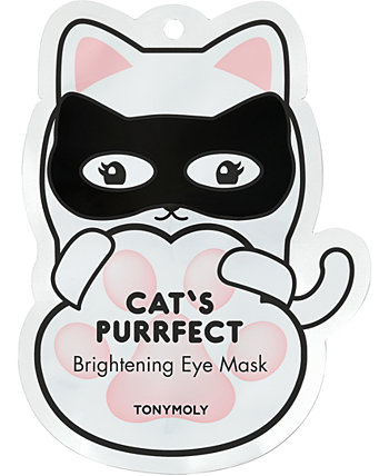 Осветляющая маска для глаз Cat's Purrfect TONYMOLY