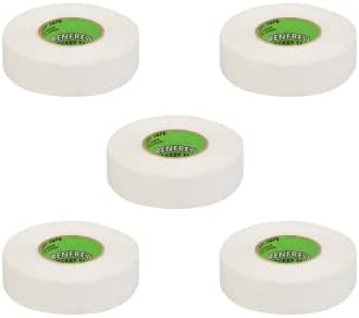 Renfrew Pro White Cloth Hockey Tape, 5 Rolls (1'' x 18m) Renfrew