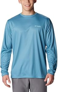 Columbia Men's PFG Terminal Tackle Fish Flag Long Sleeve Fishing Shirt Columbia