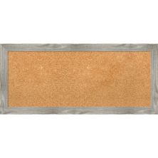 Amanti Art Rectangle Dove Graywash Framed Cork Board Wall Decor Amanti Art