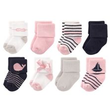 Махровые носки Luvable Friends для новорожденных девочек и малышей, парусная лодка Luvable Friends