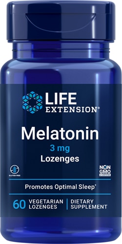 Мелатонин - 3 мг - 60 таблеток для рассасывания - Life Extension Life Extension