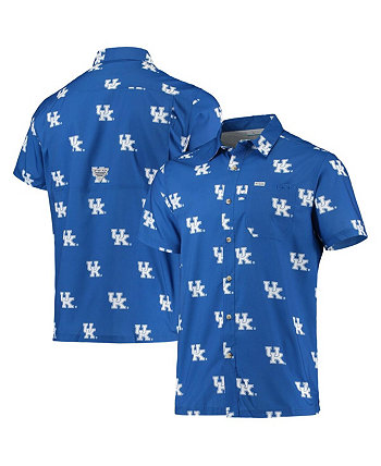 Мужская рубашка на пуговицах Royal Kentucky Wildcats Super Slack Tide OmniShade Columbia