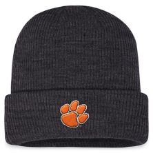 Men's Top of the World Charcoal Clemson Tigers Sheer Cuffed Knit Hat Top of the World