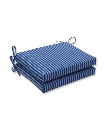 Подушка сиденья Resort Stripe Squared Corners, набор из 2 шт. Pillow Perfect