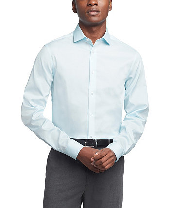 Мужская классическая рубашка приталенного кроя из стали плюс в современном стиле Calvin Klein