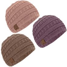 Теплые детские шапочки Keababies, 3 шт., детские зимние шапки от 0 до 36 месяцев, для новорожденных, для младенцев, малышей, мальчиков, девочек KeaBabies
