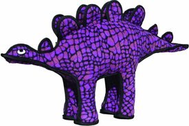 Tuffy's Dinosaur Stegosaurus Squeaky Plush Dog Toy Tuffy's