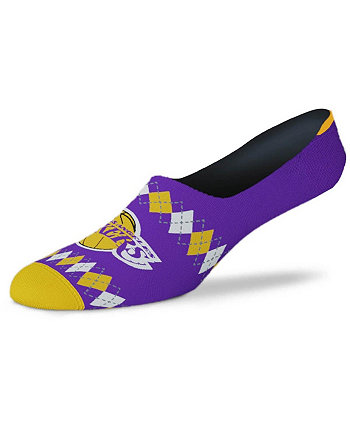 Женские носки Los Angeles Lakers Micro Argyle Nos-Show For Bare Feet
