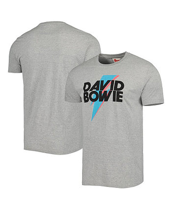 Мужская и женская футболка Heather Grey David Bowie Brass Tacks American Needle