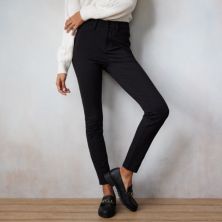 Суперузкие брюки понте LC Lauren Conrad с завышенной талией Petite LC Lauren Conrad