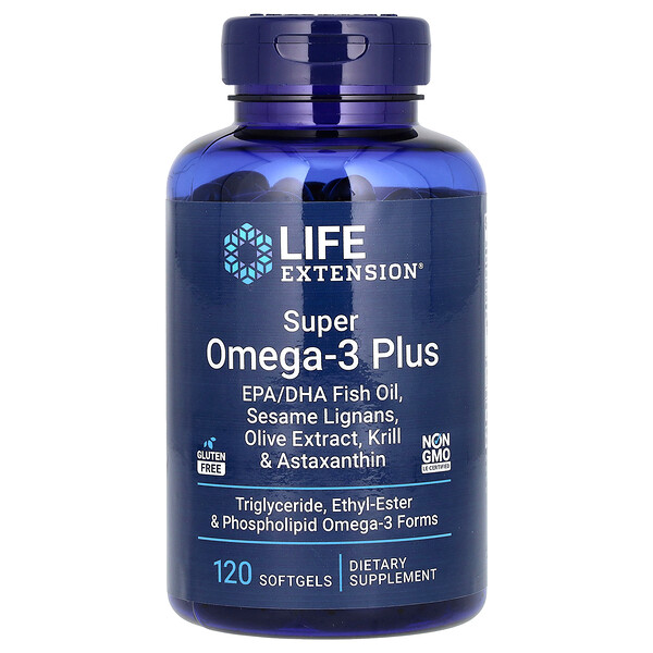 Super Omega-3 Plus - 120 капсул - Life Extension Life Extension
