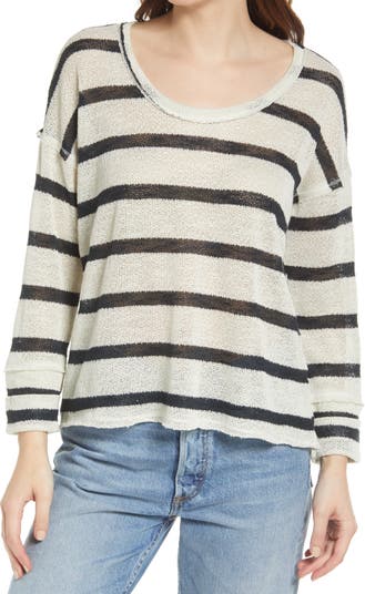 Lightweight Stripe Sweater Treasure & Bond