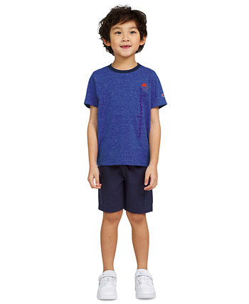 Little Boys Logo Graphic T-Shirt & Shorts, 2 Piece Set Champion