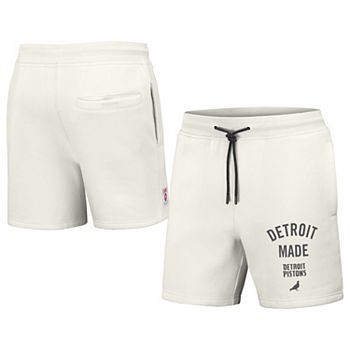 Men's NBA x Staple Cream Detroit Pistons Heavyweight Fleece Shorts Staple