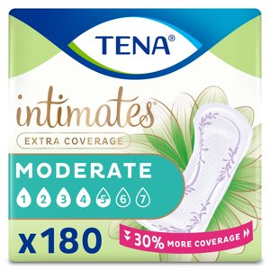 Tena Intimates Extra Coverage Moderate Pads, 180 Ct Tena