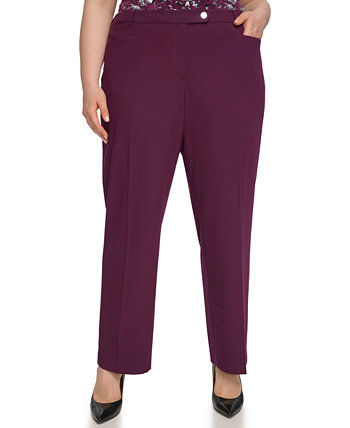 Женские Повседневные брюки Calvin Klein Plus Size Straight Leg Calvin Klein