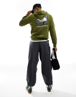 The North Face Box NSE hoodie in khaki The North Face