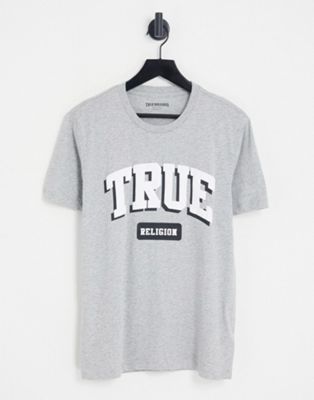 Мужская Хлопковая Футболка с Логотипом True Religion True Religion