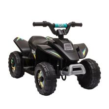 Aosom 6V Kids Ride on ATV 4 Wheeler Электрический игрушечный квадроцикл на батарейках с переключателем вперед/назад для детей от 3 до 5 лет Розовый Aosom
