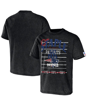 Мужская футболка с коротким рукавом NFL X Staple New England Patriots Gridiron черного цвета NFL
