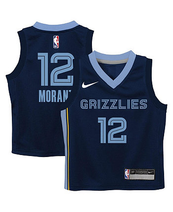 Джерси для мальчиков и девочек Ja Morant Navy Memphis Grizzlies Swingman Player — Icon Edition Nike