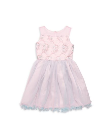 Girl's Embroidered Tulle Dress Us Angels