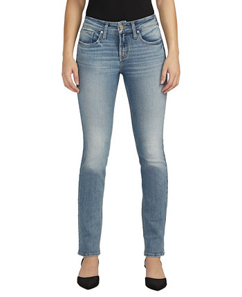 Женские прямые джинсы Suki со средней посадкой и пышным кроем Silver Jeans Co.