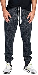 Мужские Спортивные брюки PROGO USA Basic Fleece Marled Jogger Pant Elastic Waist PROGO USA