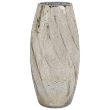 Mercury Crackled Glass Vase Home Essentials