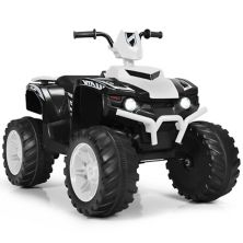 12 V Kids Electric 4-Wheeler ATV Quad Ride On Car with LED Light Slickblue