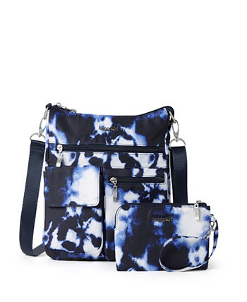 Женская тонкая сумка через плечо Modern Everywhere с RFID-браслетом, набор из 2 предметов Baggallini
