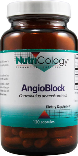 AngioBlock - Экстракт полевого вьюна 2000 мг, 120 капсул Nutricology