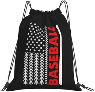 Рюкзак повседневный AIMASTZ American Baseball Flag Unisex Drawstring Backpack Bag Sport Gym Swim Travel Sackpack AIMASTZ