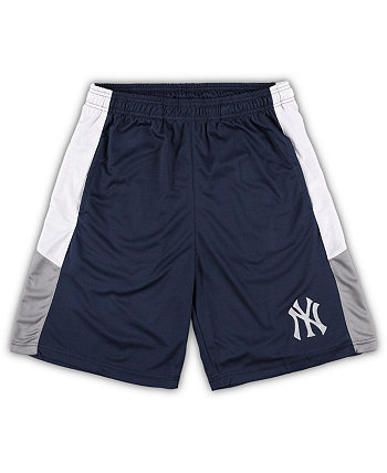 Мужские темно-синие шорты New York Yankees Big and Tall Team Profile