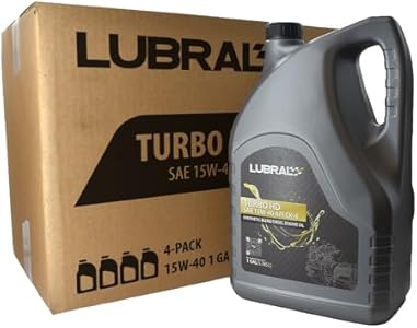 TURBO HD SAE 15W-40 1 GALLON JUG SINGLE LUBRAL