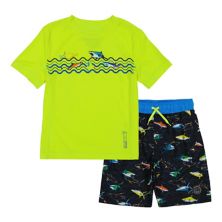 Boys 4-7 ZeroXposur Marine Sun Top & Shorts Set ZeroXposur
