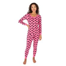 Женская хлопковая пижама из двух частей Leveret Bunny, розовая Leveret