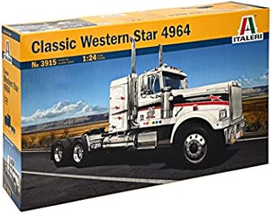 Italeri IT3915 1/24 Western Star Tractor Head Plastic Model Kit Italeri