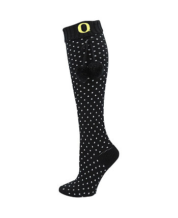 Женские черные носки до колена Oregon Ducks ZooZatz
