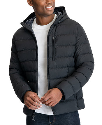 Мужская стеганая пуховая куртка с капюшоном Michael Kors