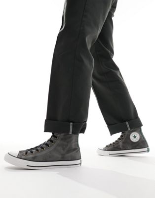  Кеды для мужчин Converse Chuck Taylor All Star с рисунком типа тай-дай в черном цвете, категория - повседневные кеды. Converse